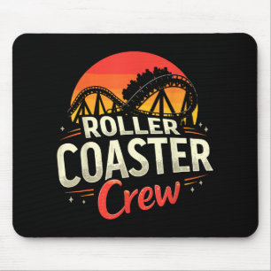 Funny Roller Untersetzer Crew Vergnügungspark Roll Mousepad