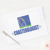 Funny Roller Untersetzer Rechteckiger Aufkleber (Umschlag)