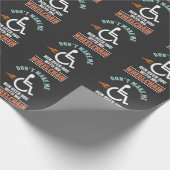 Funny Rollstuhl Joke for Comedian Geschenkpapier (Ecke)