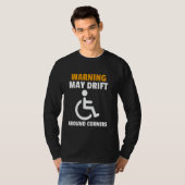 Funny Rollstuhl Spaß Behinderte T-Shirt (Vorne ganz)