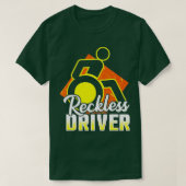 Funny Rollstuhl Spaß Behinderung Handicap T-Shirt (Design vorne)