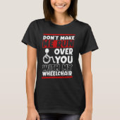 Funny Rollstuhl Spaß T-Shirt (Vorderseite)