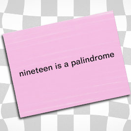 Funny Roman Numeral Jokes auf einer Postkarte