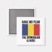 Funny Romania Sprichwort | Rumänen Balkan Geschenk Magnet (Vorderseite/Rückseite)