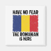 Funny Romania Sprichwort | Rumänen Balkan Geschenk Magnet (Vorne)