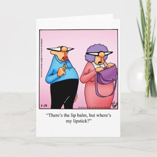Funny Romantic Birthday Card für Ihm Karte (Vorderseite)