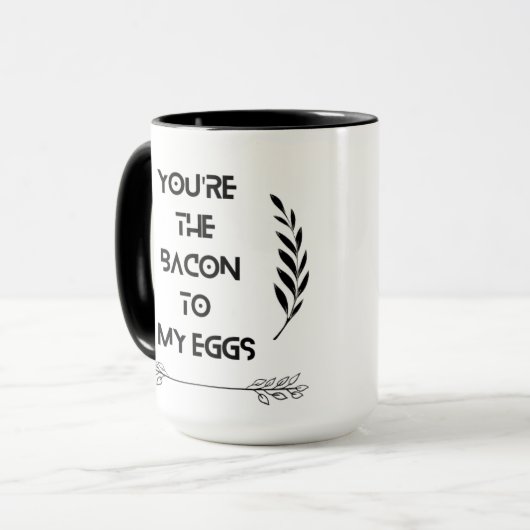 Funny Romantic Coffee Tasse (Vorderseite Links)