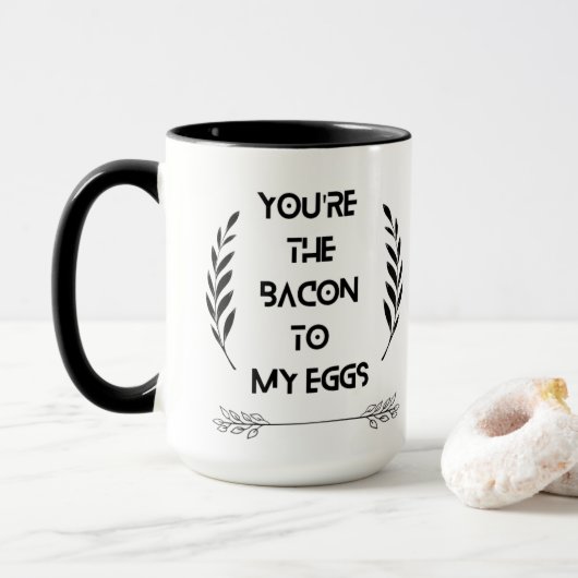 Funny Romantic Coffee Tasse (Mit Donut)
