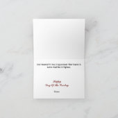 Funny Romantic Cowboy Lover Card Karte (Innenseite)