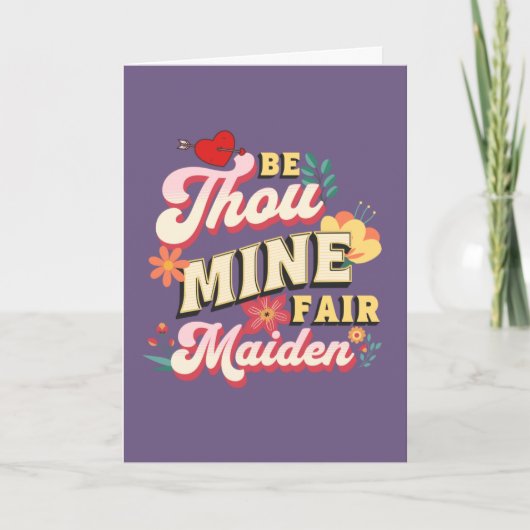 Funny romantic personalisierte Valentinkarte für i Dankeskarte (Vorderseite)