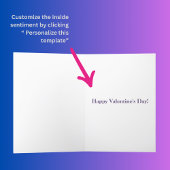 Funny romantic personalisierte Valentinkarte für i Dankeskarte