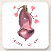 Funny Romantic Slogans Lächeln Getränke Coaster Getränkeuntersetzer (Vorderseite)