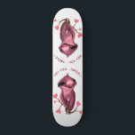 Funny Romantic Sloth Smile Cartoon - individuell a Skateboard<br><div class="desc">Funny Romantic Sloth Smile Cartoon Tier Zeichnend spielerische Liebe Herz - Wählen / Fügen Sie Ihre einzigartige Text / Schriftart / Farbe - Make Your Special Gift - Neu vergrössern und verschieben oder entfernen und hinzufügen Elemente / Bild mit Anpassungs-Tool ! - Zeichn und Design von MIGNED. Sie können meine...</div>