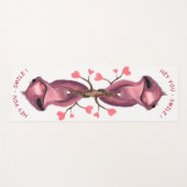 Funny Romantic Sloth Smile Cartoon Zeichnend - Spa Yogamatte (Vorderseite (Horizontal))