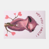 Funny Romantic Sloth Smile Doormat Fußmatte (Vorderseite)