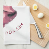 Funny Romantic Sloth Smile Kittuch Geschirrtuch (Viertel Falte)