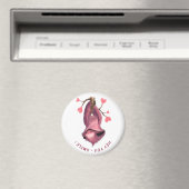 Funny Romantic Sloth Smile Magnet (In Situ (Geschirrspüler))