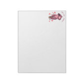 Funny Romantic Sloth Smile Notepad Notizblock (Rotiert)
