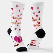 Funny Romantic Socks - "Du weißt, dass ich deine b Socken (Gewinkelt)