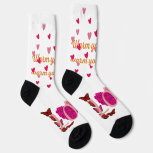 Funny Romantic Socks - "Du weißt, dass ich deine b Socken
