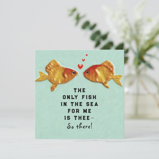 Funny Romantic Valentine (Stehend Vorderseite)