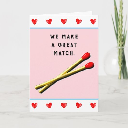 Funny Romantic Valentine Feiertagskarte (Vorderseite)