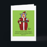 Funny Romantic Weihnachtskarte für Ihm Spectickles Feiertagskarte<br><div class="desc">Frohe Weihnachten! Genießen Sie das Lachen mit dieser unglaublich witzig,  romantischen Weihnachts-Spaß-Grußkarte des Künstlers Bill Abbott; lachen Sie mit Ihren besten Wünschen in dieser Ferienzeit. Bill Abbotts Cartoon "Spectickles" ist das international syndizierte Comic auch in Hallmark UK,  Reader's Digest und anderen feinen Magazinen erschienen!</div>