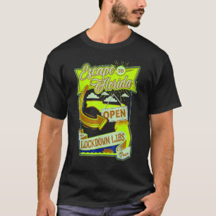 Funny Ron Desantis Escape to Florida Vinatge T-Shirt