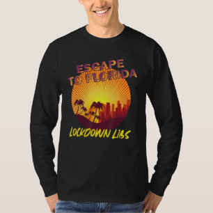 Funny Ron Desantis Escape to Florida Vintag T-Shirt