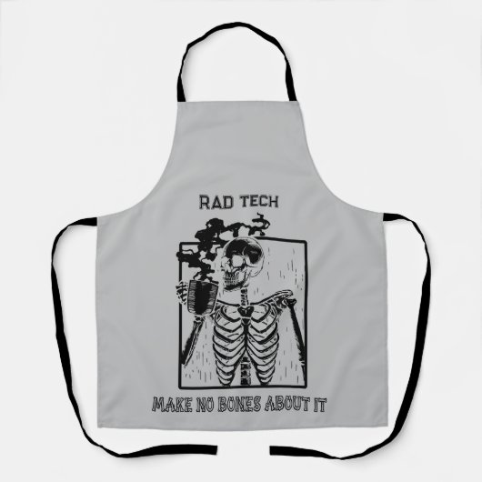Funny Röntgen Anpassbare medizinische Arbeit Krass Schürze (Vorderseite)
