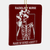 Funny Röntgen individuell anpassbare medizinische  Keramikornament (Rechts)