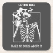 Funny Röntgen individuell anpassbarer medizinische Rechteckiger Pappuntersetzer (Vorderseite)