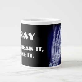 Funny"Röntgen. Sie brechen es, ich nehme es" & Han Jumbo-Tasse