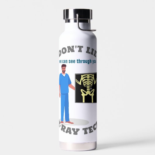 Funny Röntgen Tech Custom Radiology Specialty Trinkflasche (Links)