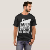 Funny Roofer Design Men Gift T-Shirt (Vorne ganz)