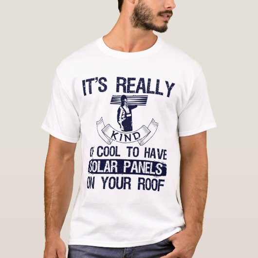 Funny Roofer Sprichwort Dachdeckung T-Shirt (Vorderseite)