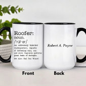 Funny Roofer Tasse