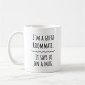 Funny Roommate Gift Coffee Tasse (Links)