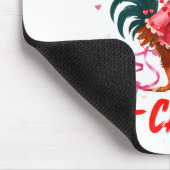 Funny Rooster F-caw-f Valentines Day Chicken Fcawf Mousepad (Ecke)
