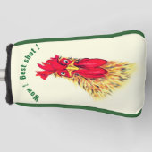 Funny Rooster Golf Head Cover - Anpassbar Headcover (Vorderseite)