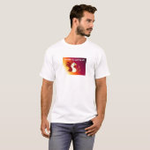 Funny Rooster mit Sprichwort T-Shirt (Vorne ganz)