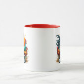 Funny Rooster "Not Today Clucker" Farm Leben Kunst Tasse (Zentrum)