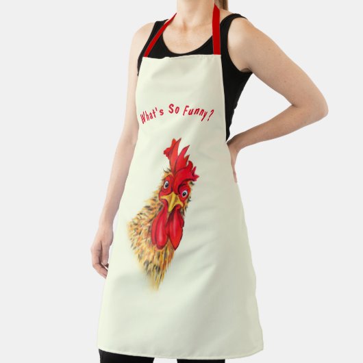 Funny Rooster Schürze Geschenk - Benutzerdefiniert (InSitu)