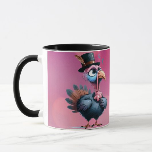 Funny Rooster Tasse (Links)