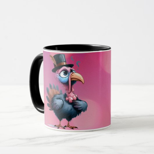 Funny Rooster Tasse (Vorderseite Links)