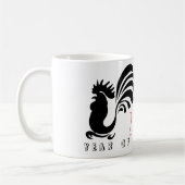 Funny Roosters Chinesische Neujahrsveranstaltung 2 Kaffeetasse (Links)