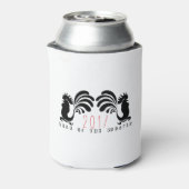 Funny Roosters Chinesisches Neujahr 2017 kann kühl Dosenkühler (Kanne Rückseite)