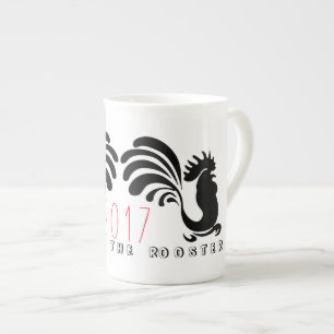 Funny Roosters Chinesisches Neujahr 2017 Tasse 3