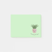 Funny Rooting für dich Fern Post-it Klebezettel (Vorderseite)