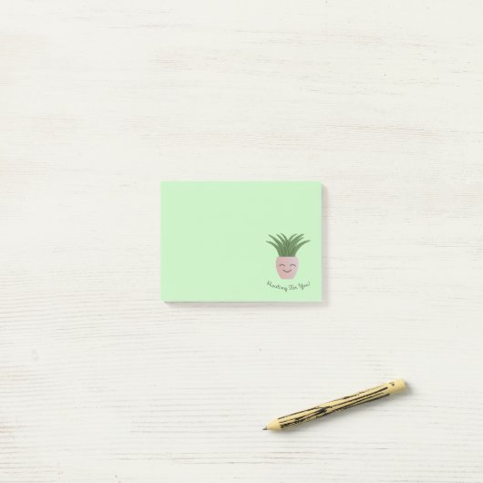 Funny Rooting für dich Fern Post-it Klebezettel (Auf Schreibtisch)